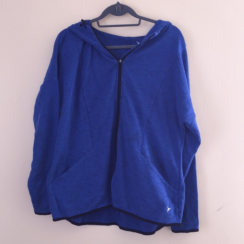 Blue Old Navy Active Zip-Out Sweatshirt